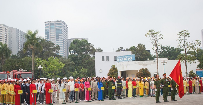 Hưởng ứng Chỉ thị 01, CADI-SUN đồng hành cùng phường Hạ Đình xây dựng Điểm chữa cháy công cộng